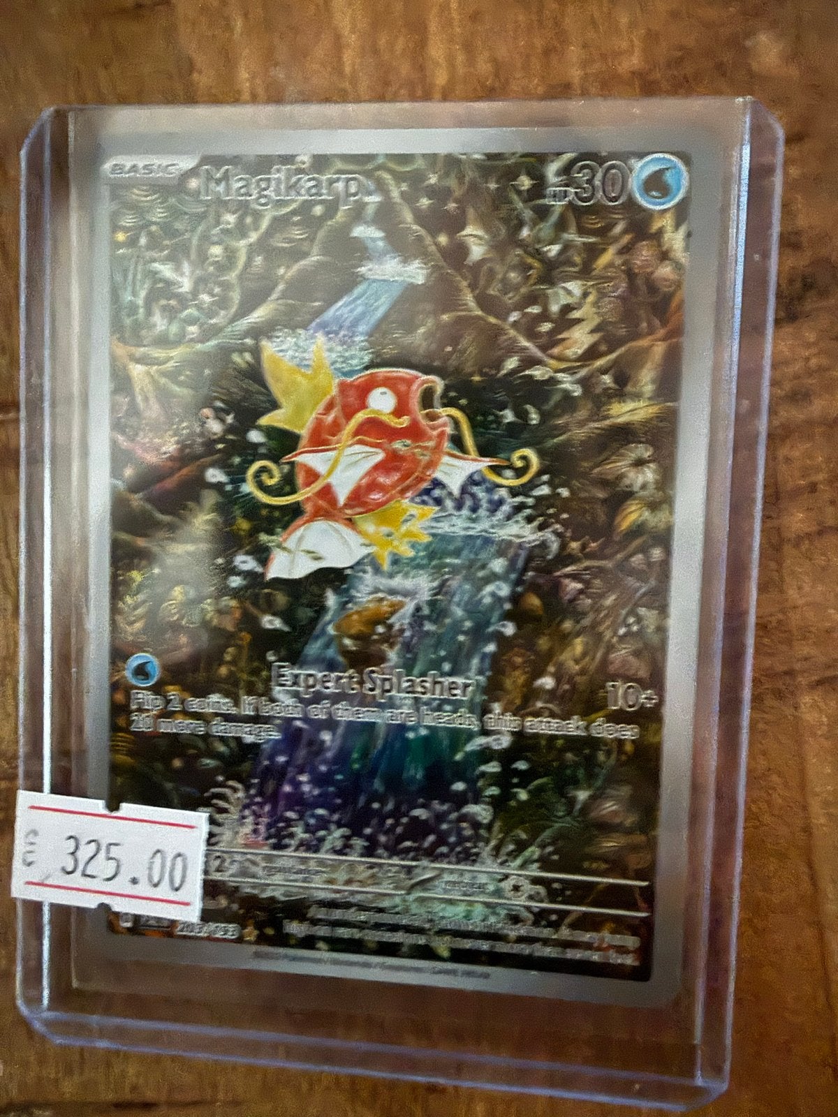 Pokémon Kaart Magikarp 30 HP Expert Splasher, Ophalen of Verzenden, Zo goed als nieuw, Losse kaart, Foil