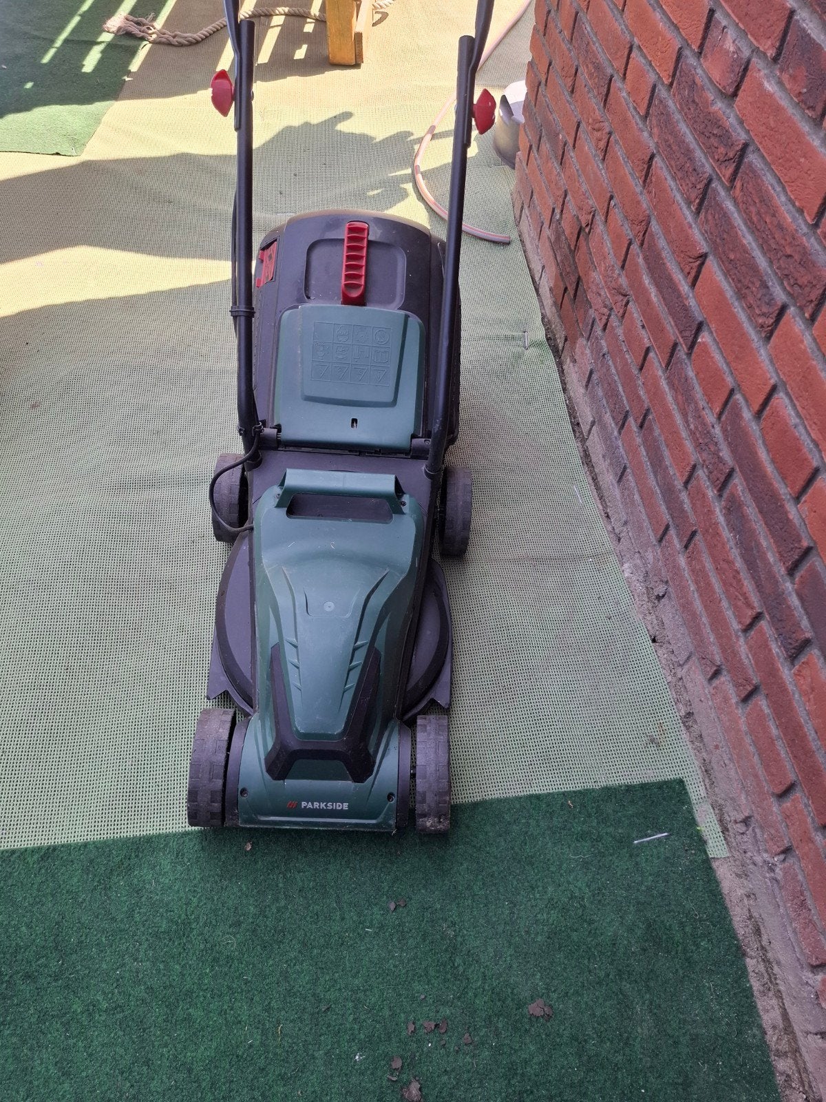 Parkside elektrische grasmaaier, Tuin en Terras, Ophalen, Cirkelmaaier, Gebruikt, Elektrische grasmaaier