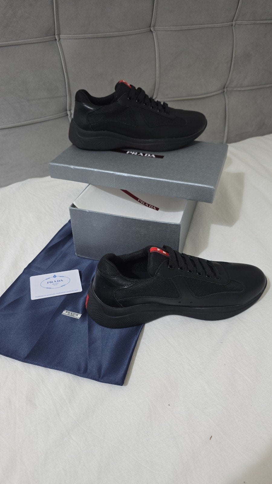 Prada America's Cup Sneaker zwart, Ophalen of Verzenden, Nieuw, Prada