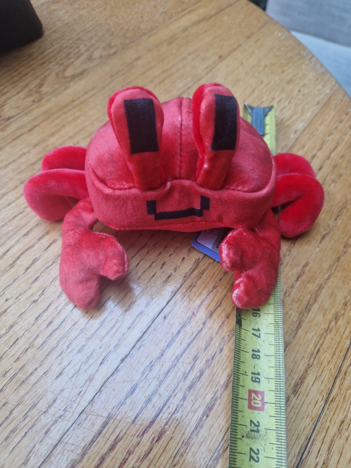 Roblox grow a garden pluche krab rood, Ophalen of Verzenden, Nieuw