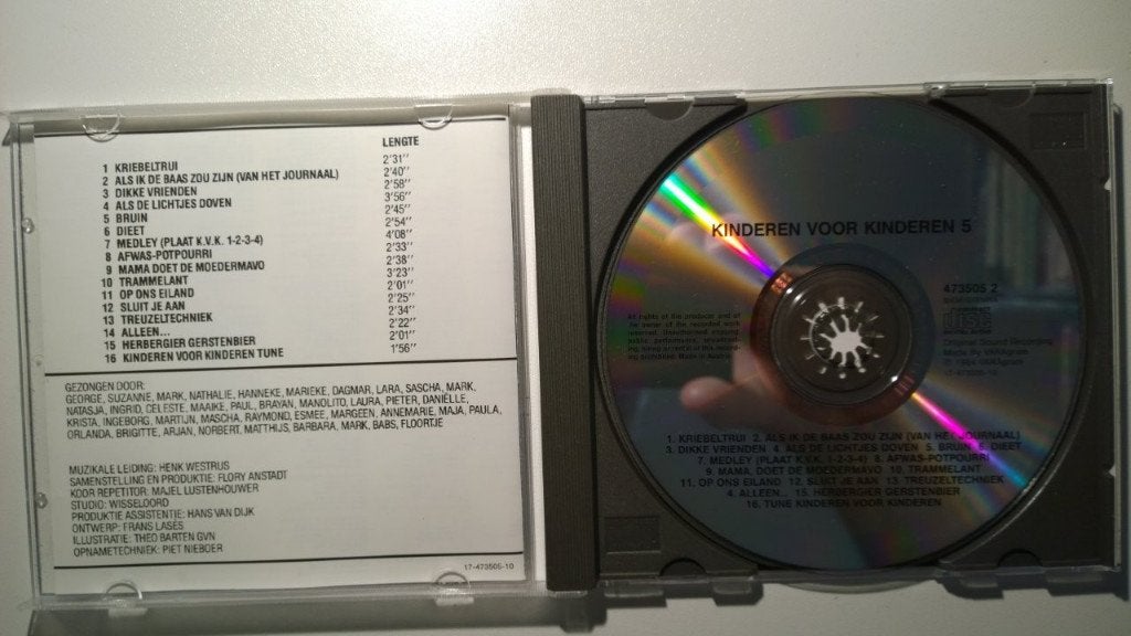 Kinderen voor Kinderen - Kinderen Voor Kinderen 5, Cd's en Dvd's, 6 tot 9 jaar, Ophalen of Verzenden, Zo goed als nieuw, Muziek