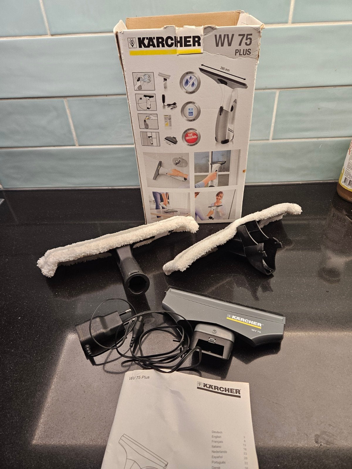 Kärcher WV 75 Plus Raamwisser HELEMAAL NIEUWE ACCESSOIRES, Ophalen of Verzenden, Gebruikt
