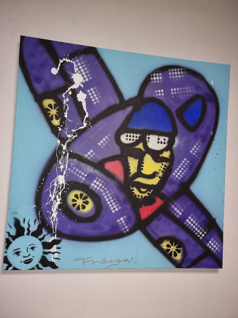 Fabian (Herman Brood) AIRPLANE, Antiek en Kunst, Ophalen