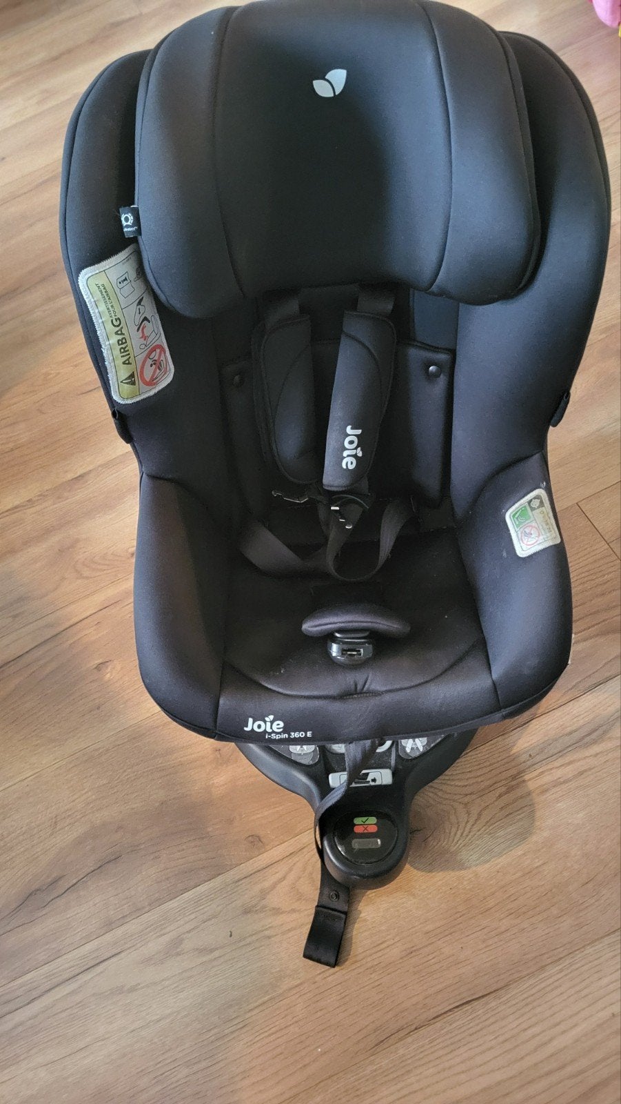 Joie i-Spin 360 E Autostoel - Zwart, Ophalen of Verzenden, Gebruikt, 0 t/m 18 kg, Autogordel of Isofix