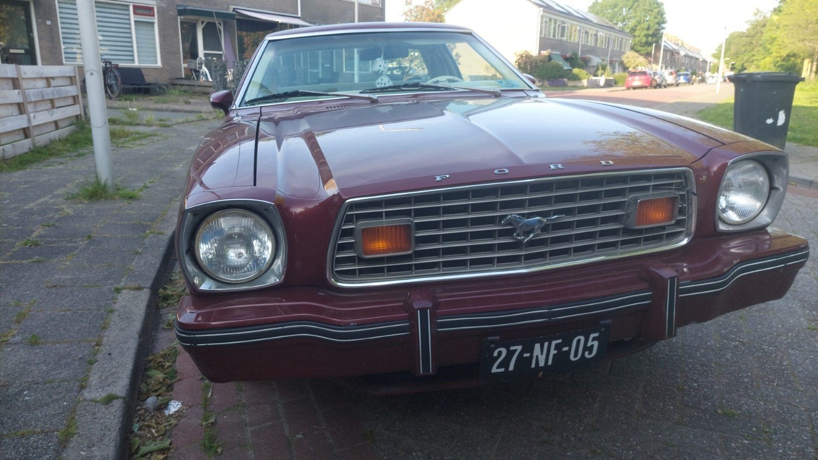 Ford Mustang 4.9 Ghia II AUT 1976 Rood, Automaat, 8 cilinders, 4 stoelen, 163 pk