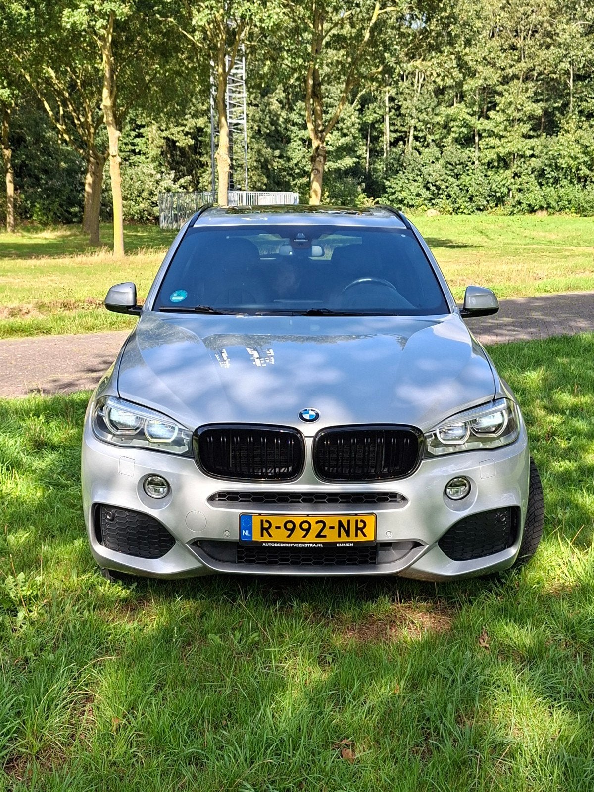 BMW X5 Xdrive 30D Aut8  2016 Grijs, Auto's, Automaat, 2993 cc, 258 pk, Stoelverwarming