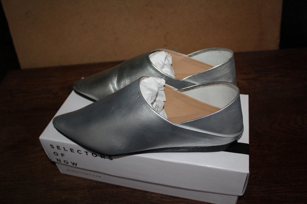 Bronx aparte zilveren schoenen mt 38 SUPERKOOPJE, Bronx, Overige kleuren, ., Instappers