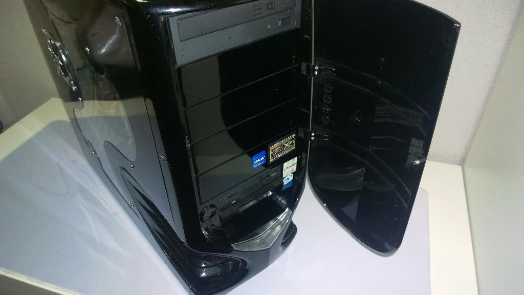 Krachtige Retro game pc, Win XP, GTX 650, Intel Duo E8400, Ophalen, Asus