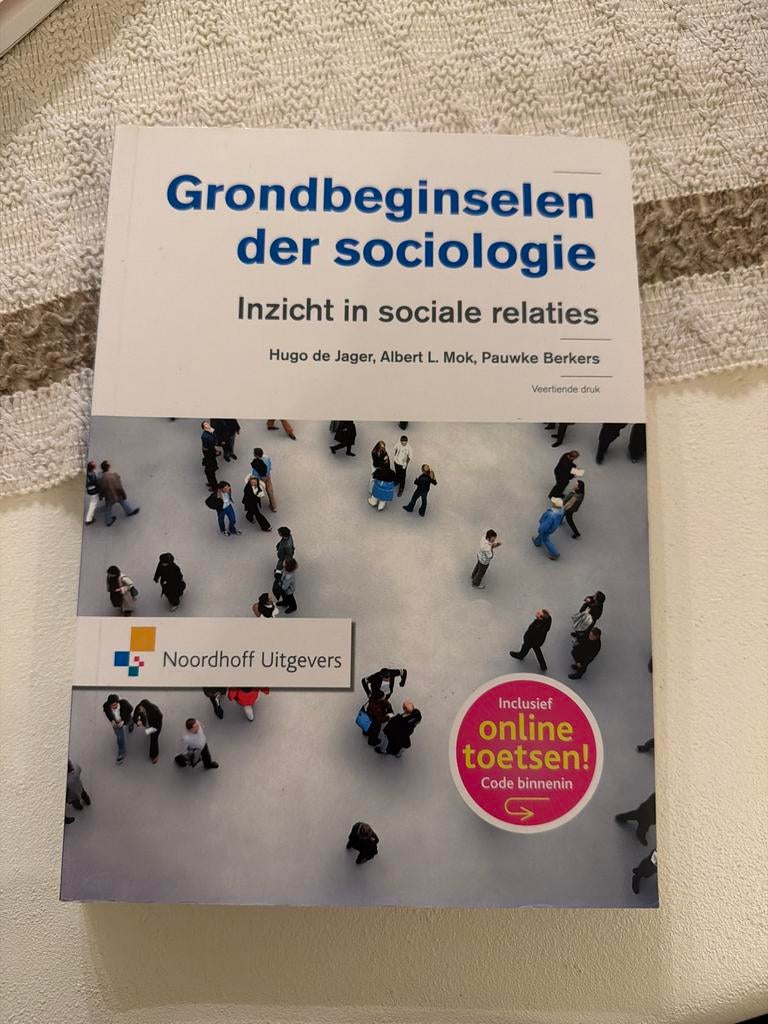 Hugo de Jager - Grondbeginselen der sociologie, Ophalen, Sociale wetenschap, Zo goed als nieuw, Hugo de Jager; Pauwke Berkers; Albert L. Mok