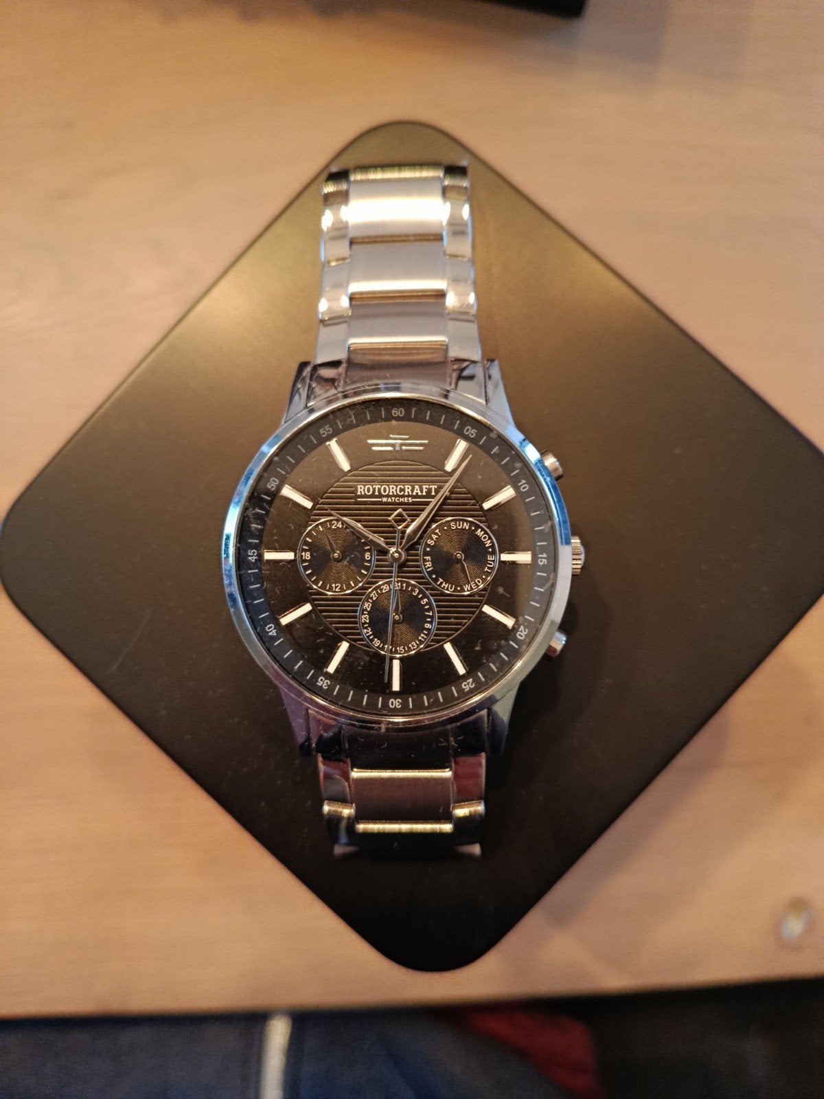 Zo goed als nieuw heren horloge Rotorcraft, nog met folie, Sieraden, Tassen en Uiterlijk, Horloges | Heren, Ophalen of Verzenden