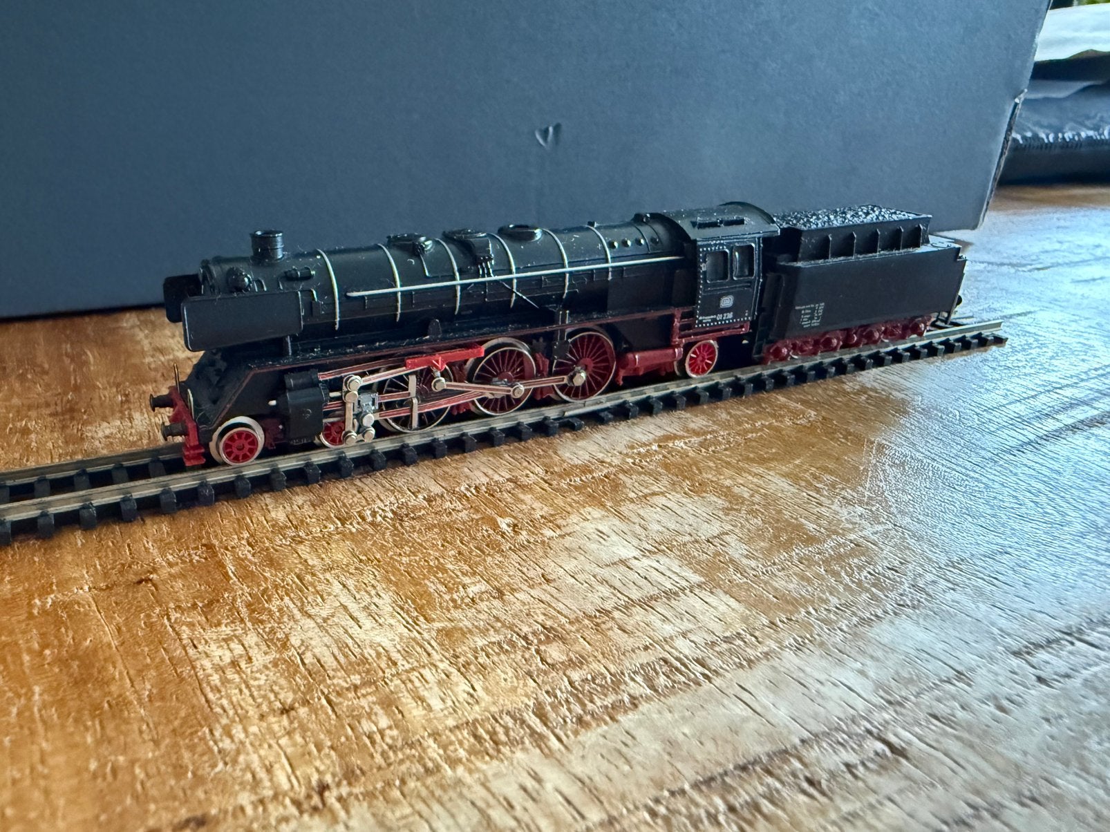 Minitrix 2076 BR 01Stoomlocomotief met tender Mooie staat, Trix, Ophalen of Verzenden, Zo goed als nieuw, Analoog