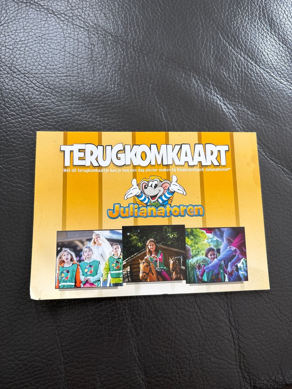 Julianatoren terugkomkaart, Tickets en Kaartjes, Drie personen of meer, Ticket of Toegangskaart