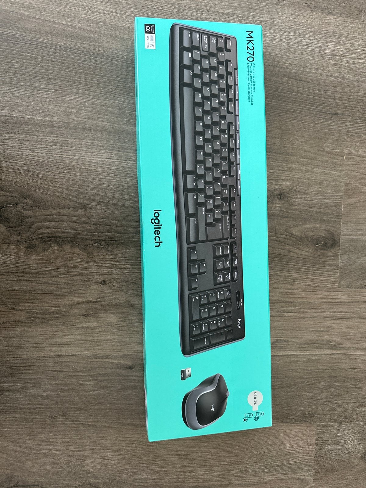 Logitech MK270 Draadloos Toetsenbord en Muis Set QWERTY, Nieuw, Ophalen of Verzenden, Draadloos, Qwerty