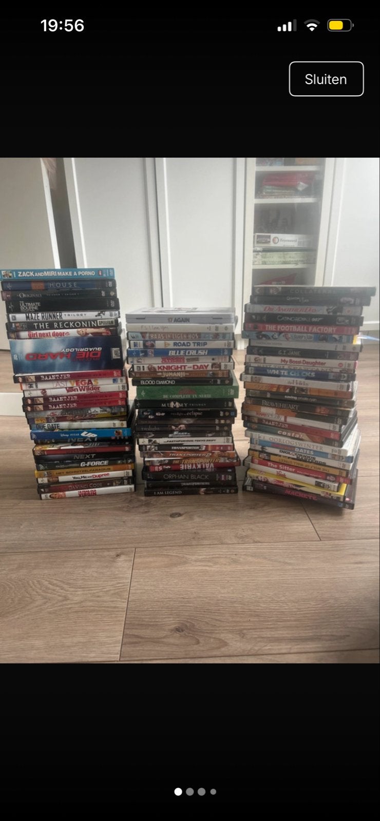 76 DVD's: Van gekeken tot nieuw - House, Baantjer, Twilight, Zo goed als nieuw, Vanaf 12 jaar, Ophalen of Verzenden, Nederlands