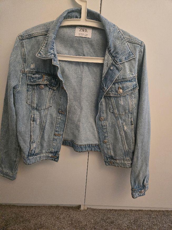 Spijkerjack kind, Kinderen en Baby's, Kinderkleding | Maat 164, Meisje, Ophalen of Verzenden, Zo goed als nieuw, Zara