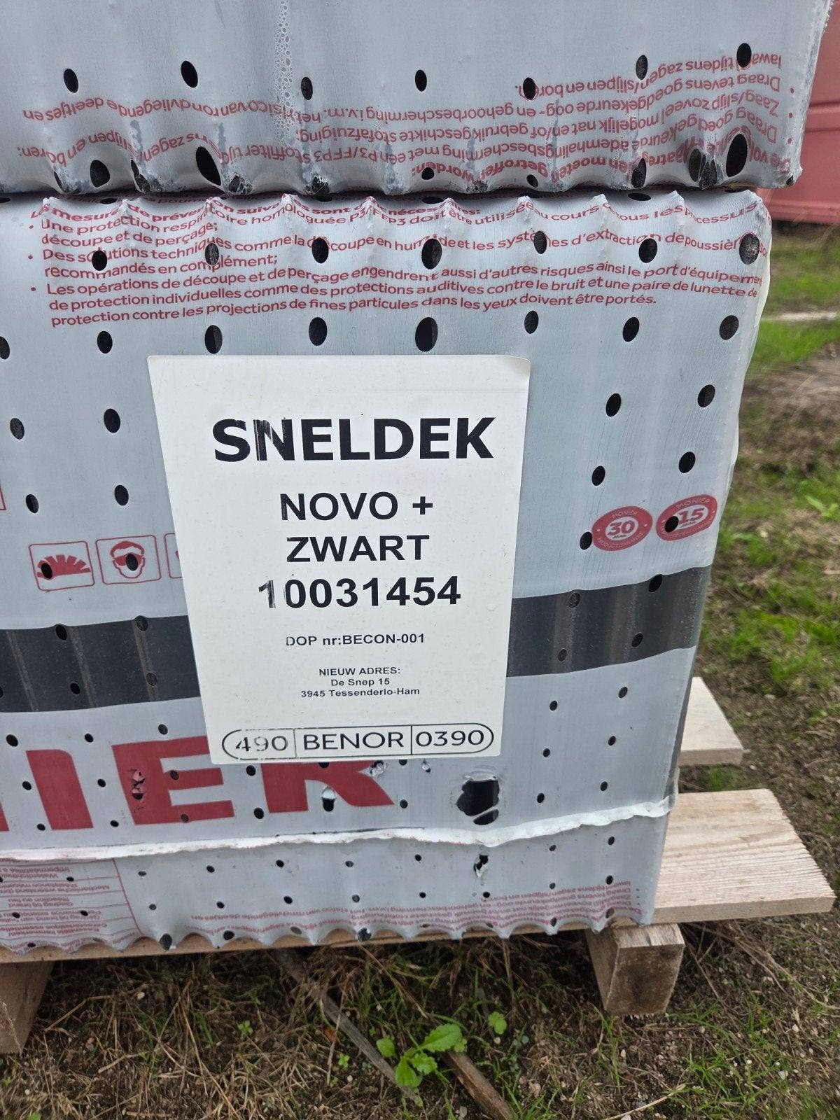 Monier Sneldek Novo+ Zwart dakpannen - Nieuw, Doe-het-zelf en Verbouw, Ophalen, Steen of Klei, Zwart, Nieuw