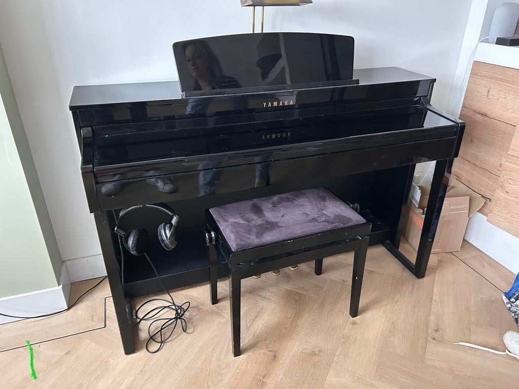 Yamaha Clavinova CLP-470 Digitale Piano, Ophalen, Gebruikt, Zwart, Digitaal