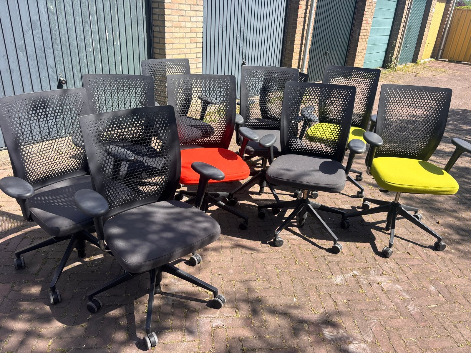 10 vitra design stoelen bureaustoelen kantoor meubel, Ophalen, Zo goed als nieuw, Overige kleuren, Bureaustoel
