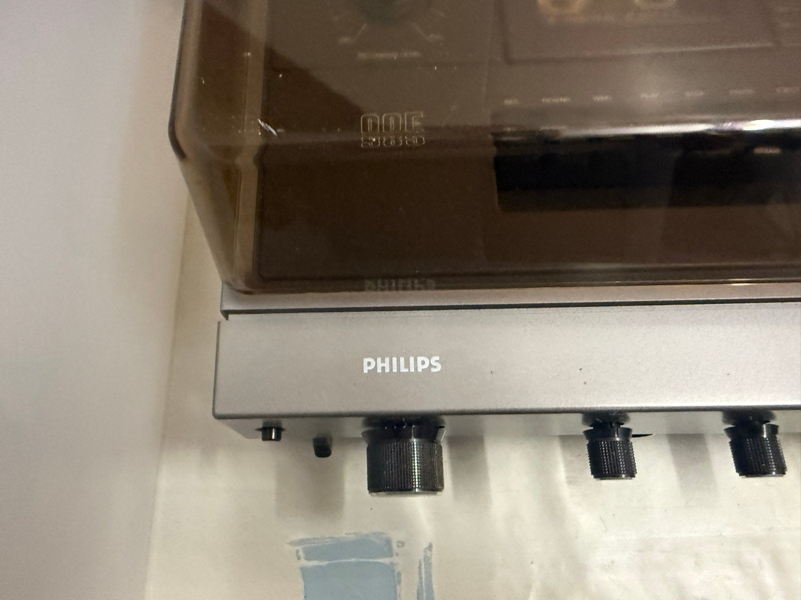 Philips 985 Stereo Set met Platenspeler, Cassettedeck en Rad, Ophalen, Philips, Gebruikt, Cassettedeck