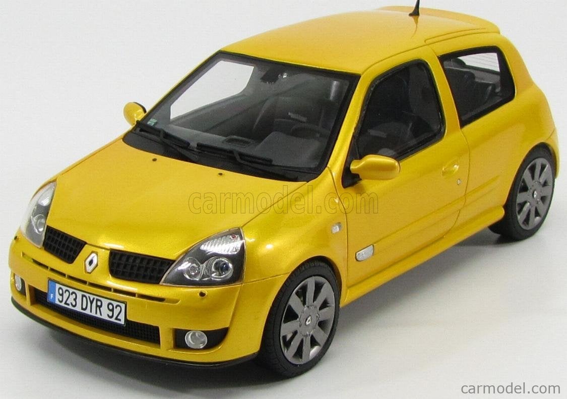 Gezocht: OTTO-MOBILE Renault Clio RS Phase 3 2004 (1/18), Hobby en Vrije tijd, Ophalen of Verzenden, Zo goed als nieuw, Auto, OttOMobile