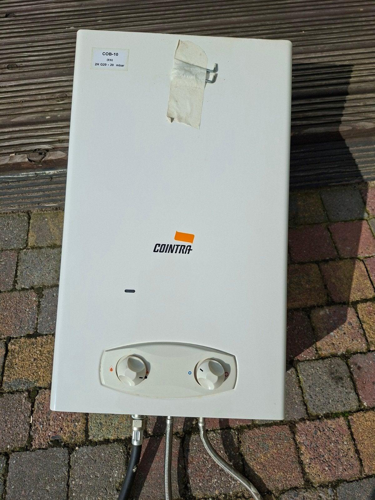 Cointra COB-10 Geiser -  werking goed, Aardgas, Geiser, Ophalen of Verzenden, Zo goed als nieuw