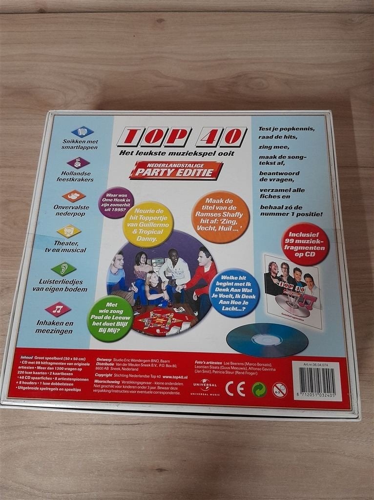 Top 40 spel - party editie - s5310, Hobby en Vrije tijd, Verzenden, Zo goed als nieuw