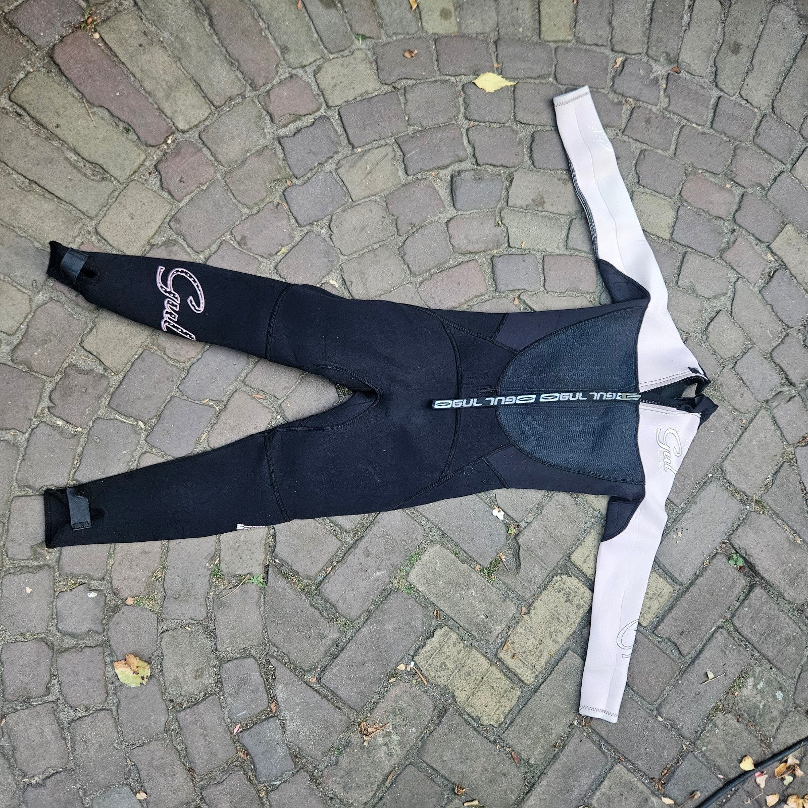 Gul kinder Wetsuit meisjes- Zwart/Grijs - Maat S, Wetsuit, Gebruikt, Ophalen of Verzenden, Gul