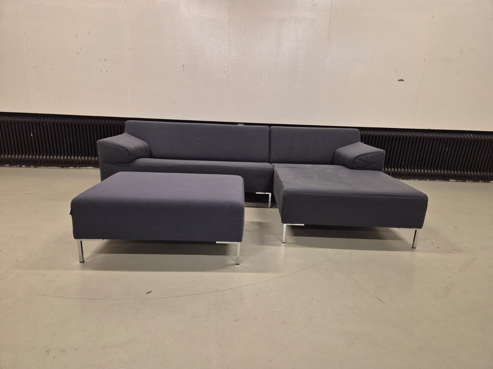 Rolf benz - Freistil 180 - Hoekbank - Antraciet -Stof-Hocker, Laan der Techniek 21, Veenendaal, 250 tot 300 cm, Rolf Benz Freistil