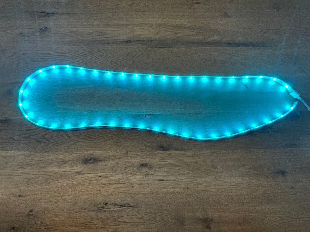 E024 Lamp Nanoleaf Ledstrip. Zo goed als nieuw., Huis en Inrichting, Led-lamp, Kleur aanpasbaar, Overige lichtkleuren, Overige fittingen