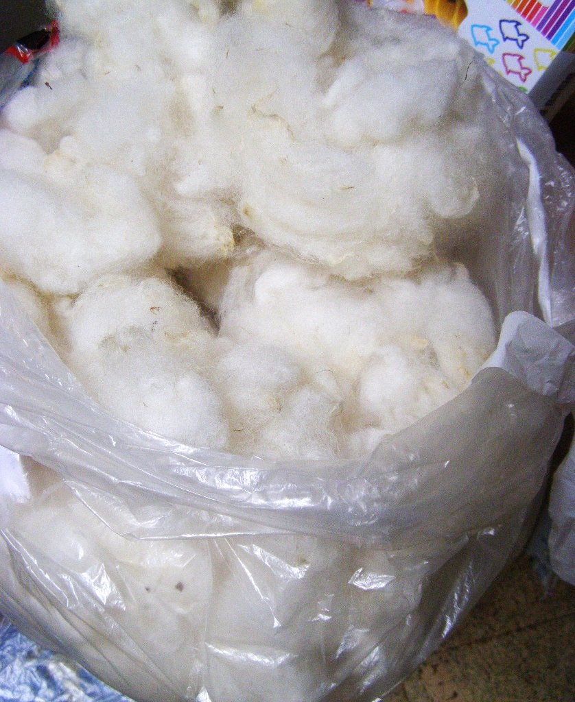 gewassen vulwol spinwol spinnewiel wol schapenwol, Ophalen of Verzenden, Nieuw