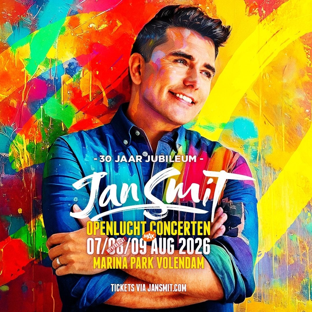 3 tickets 8 augustus Jan Smit, Twee personen, Augustus