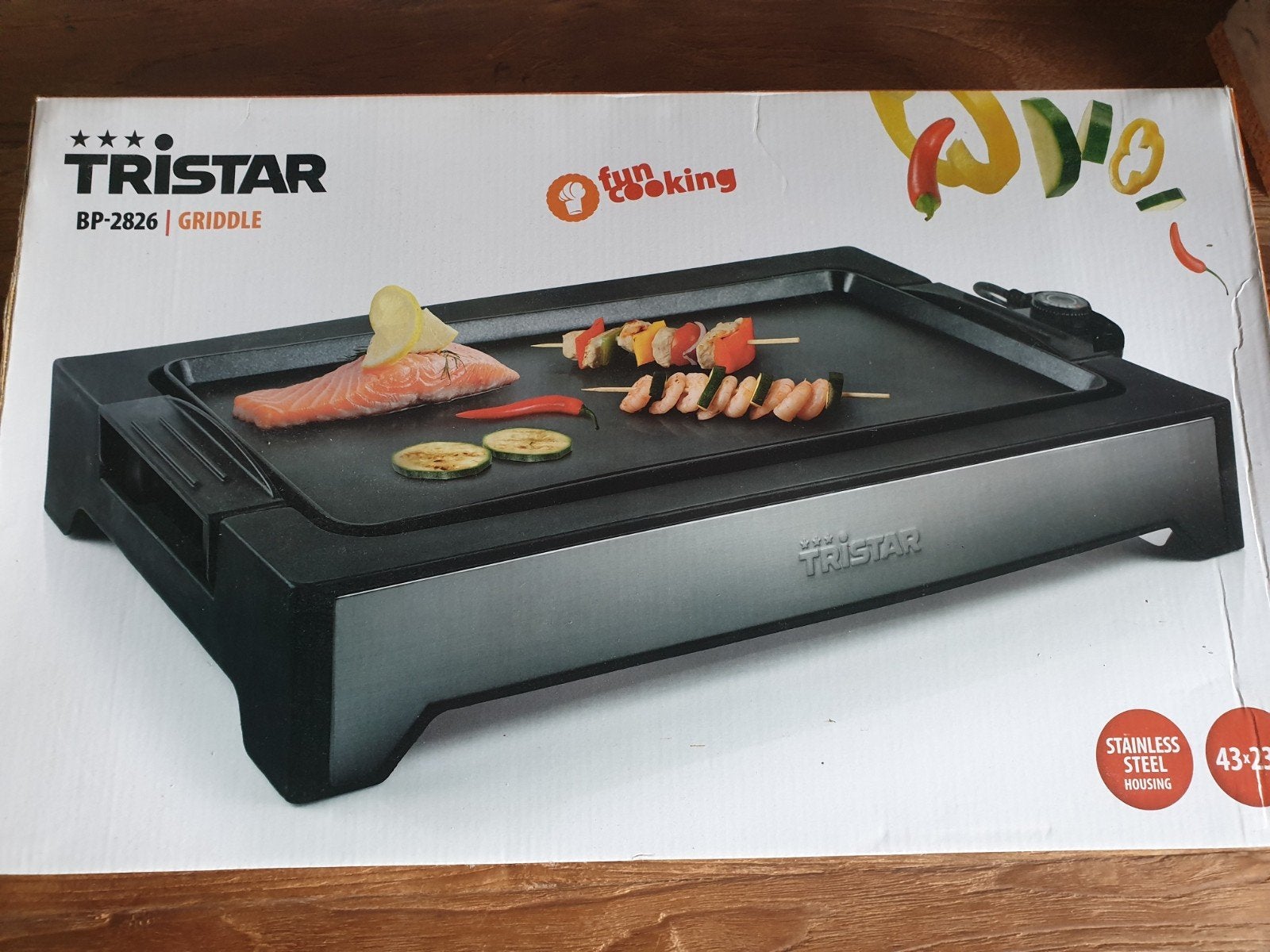 Tristar BP-2826 Griddle - Grillplaat (NIEUW), Ophalen of Verzenden, Nieuw