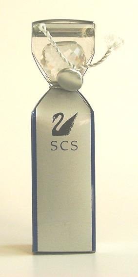 Swarovski ledengeschenk sleutelhanger 1989 - SCMKNR89, Ophalen of Verzenden, Nieuw, Mode-accessoire