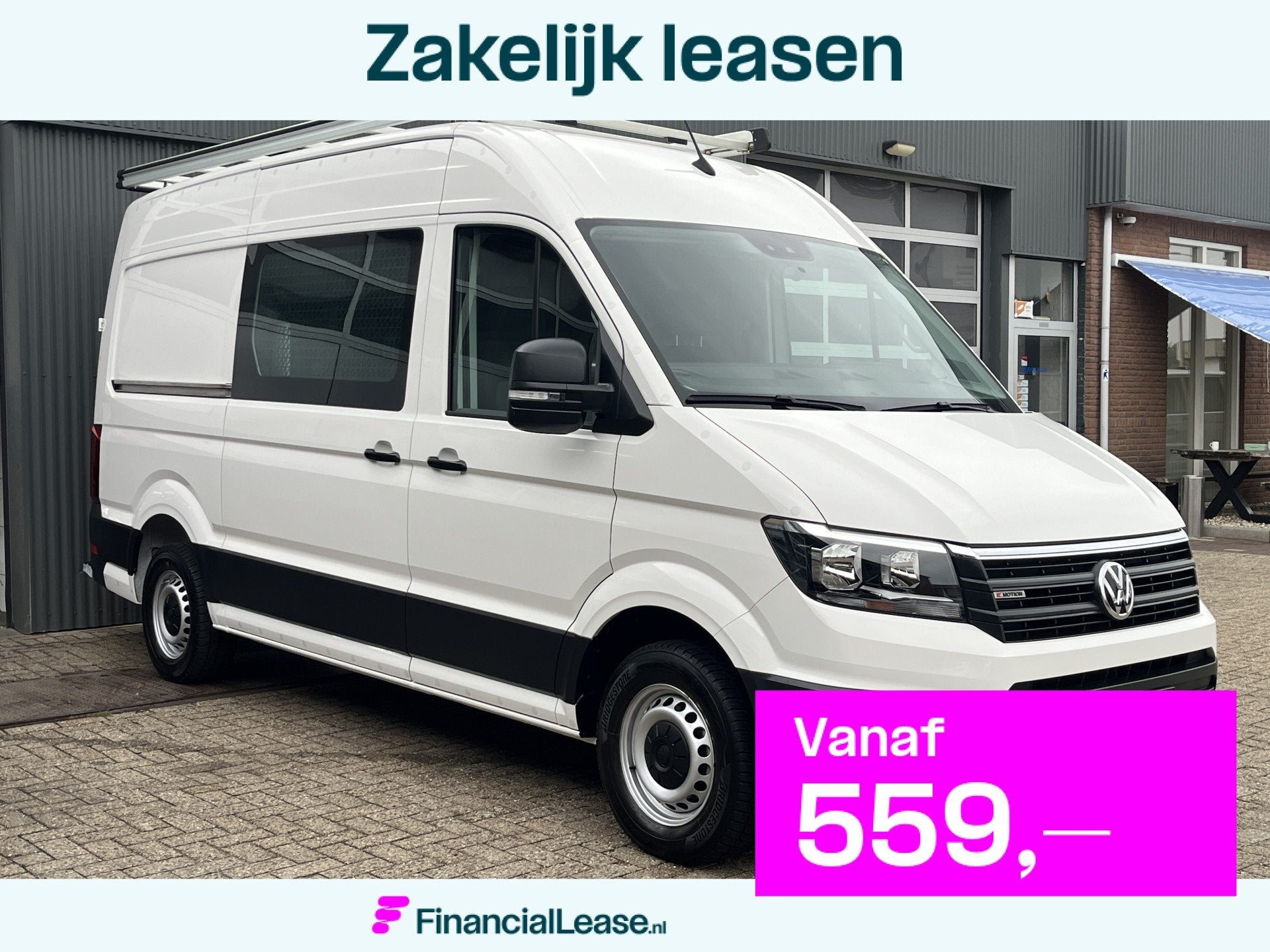 Volkswagen Crafter 2.0 TDI L3H3 4Motion 140pk Bpm vrij Werkp, Stof, Gebruikt, 4 cilinders, Volkswagen