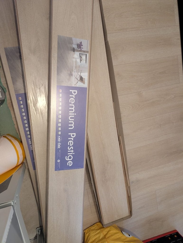 Laminaat inclusief ondervloer, Beige, Nieuw, Ophalen, Scandinavische stijl
