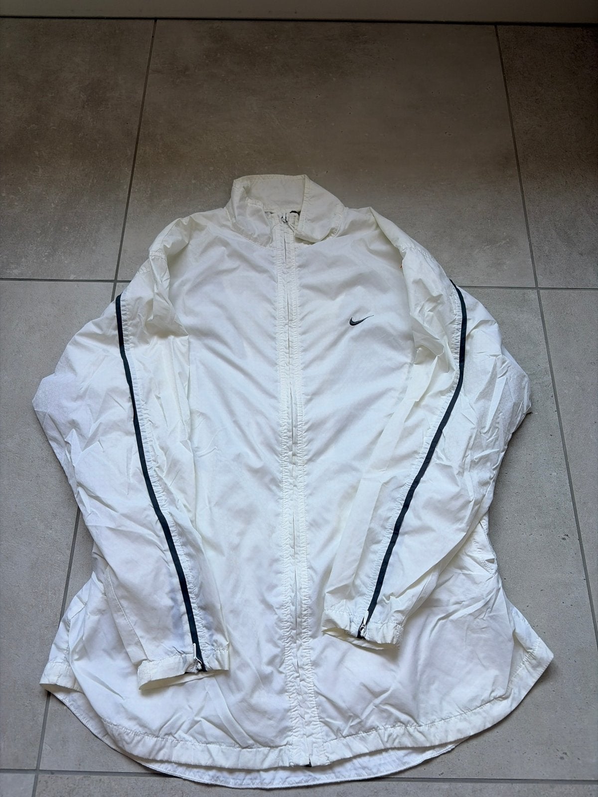 Nike Windjack Wit Maat M, Ophalen of Verzenden, Gedragen, Wit