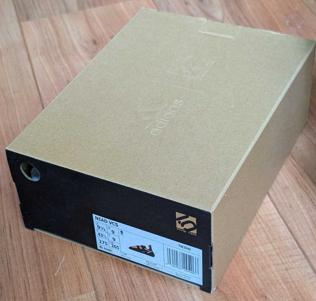 klimschoenen NIAD VCS van Five Ten/Adidas maat 43 1/3, Sport en Fitness, Klimsport, Ophalen of Verzenden, Nieuw, Klimsportschoenen