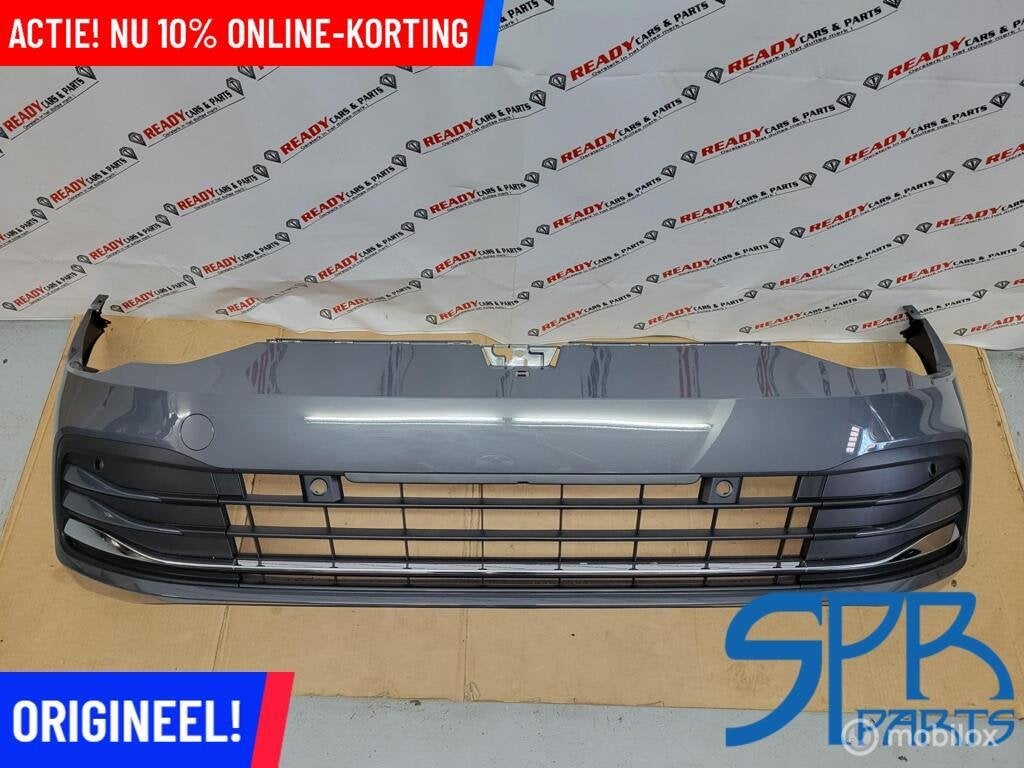 VW GOLF 8 VIII LC7Q STYLE Voorbumper GRILL CHROOM 5H0807221J, Nieuw, Ophalen of Verzenden, Bumper
