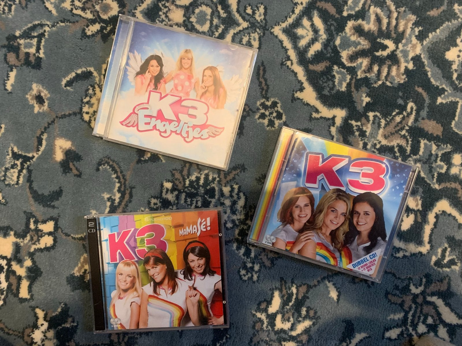 K3 CD's: Engeltjes, MamaSé en 10.000 Luchtballonnen, Gebruikt, Ophalen of Verzenden, 3 tot 5 jaar, Muziek