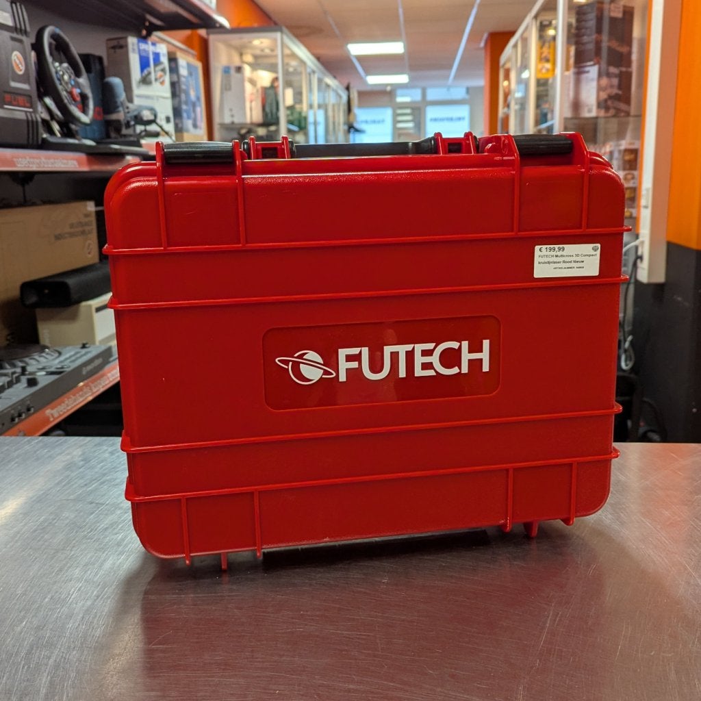 FUTECH Multicross 3D Compact kruislijnlaser Rood Nieuw, Flex Ltd., Nieuw, https://flex.com/contact-us, Nobelstraat 10, 5807 GA Oostrum LB, Limburg, Nederland