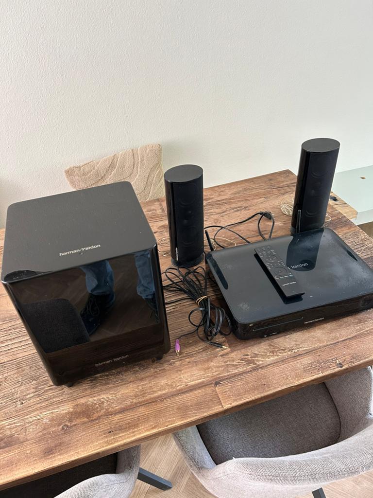 Harman Kardon BDS 300 home cinema set, Gebruikt, Blu-ray-speler, 70 watt of meer, 5.1-systeem