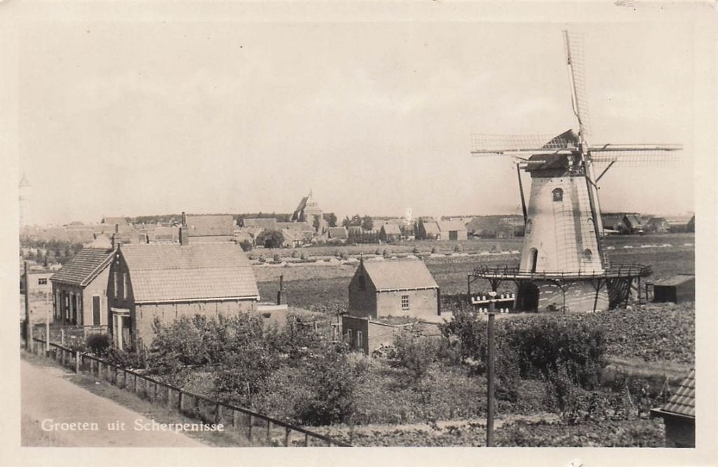 703-075-045 Groeten uit Scherpenisse, Verzenden, Voor 1920, Zeeland