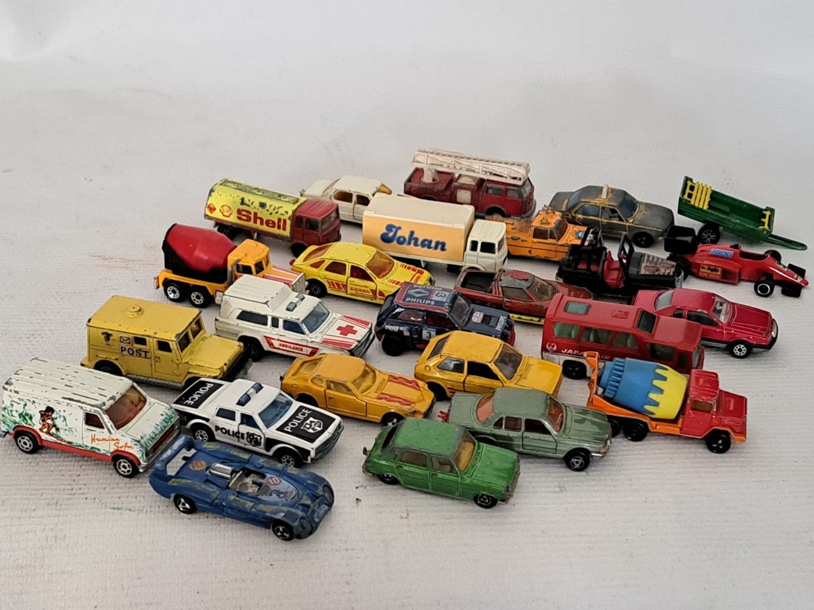 25 Vintage Majorette auto's, Ophalen of Verzenden