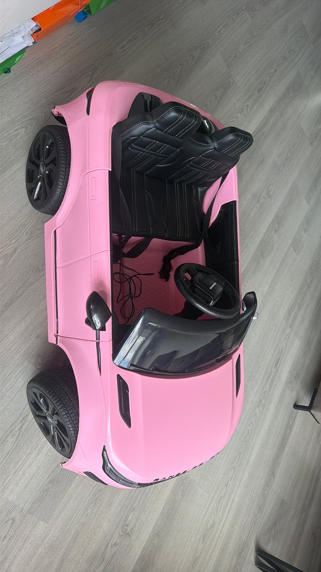 Roze Range Rover Kinderauto 2 Persoons, Ophalen, Zo goed als nieuw