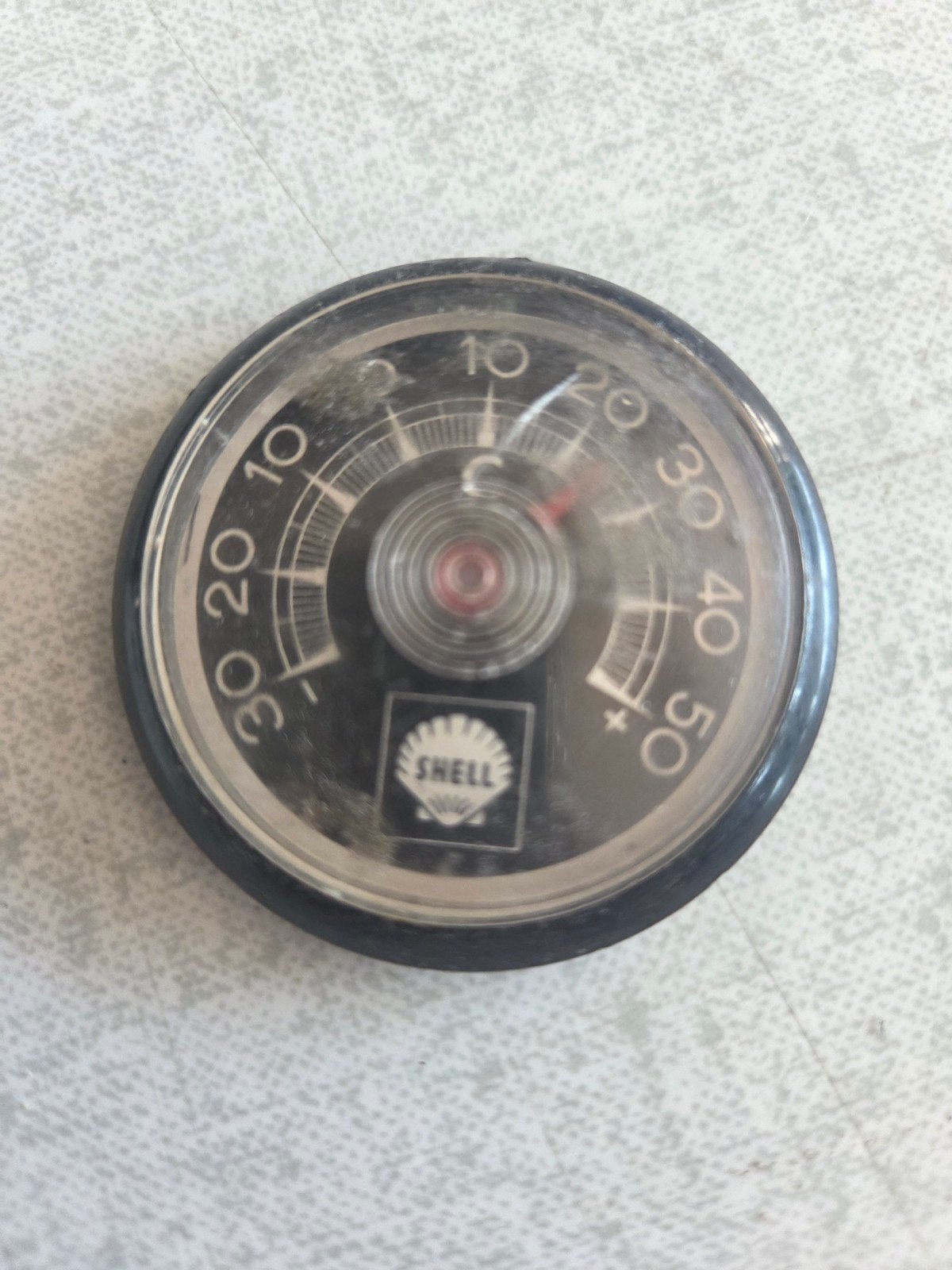 Vintage Shell Thermometer - Decoratief en Functioneel, Ophalen of Verzenden