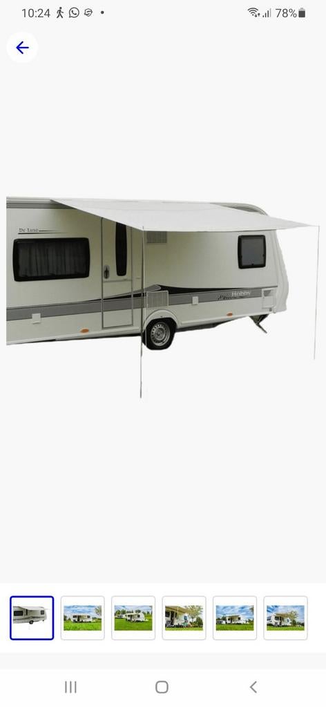 Reda zonneluifel/deurluifel, 300x240 cm, incl. Alu stokken, Ophalen