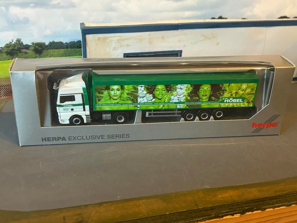 Herpa Exclusive Series MAN Walkingfloor, Ophalen of Verzenden, Nieuw, Bus of Vrachtwagen, Herpa