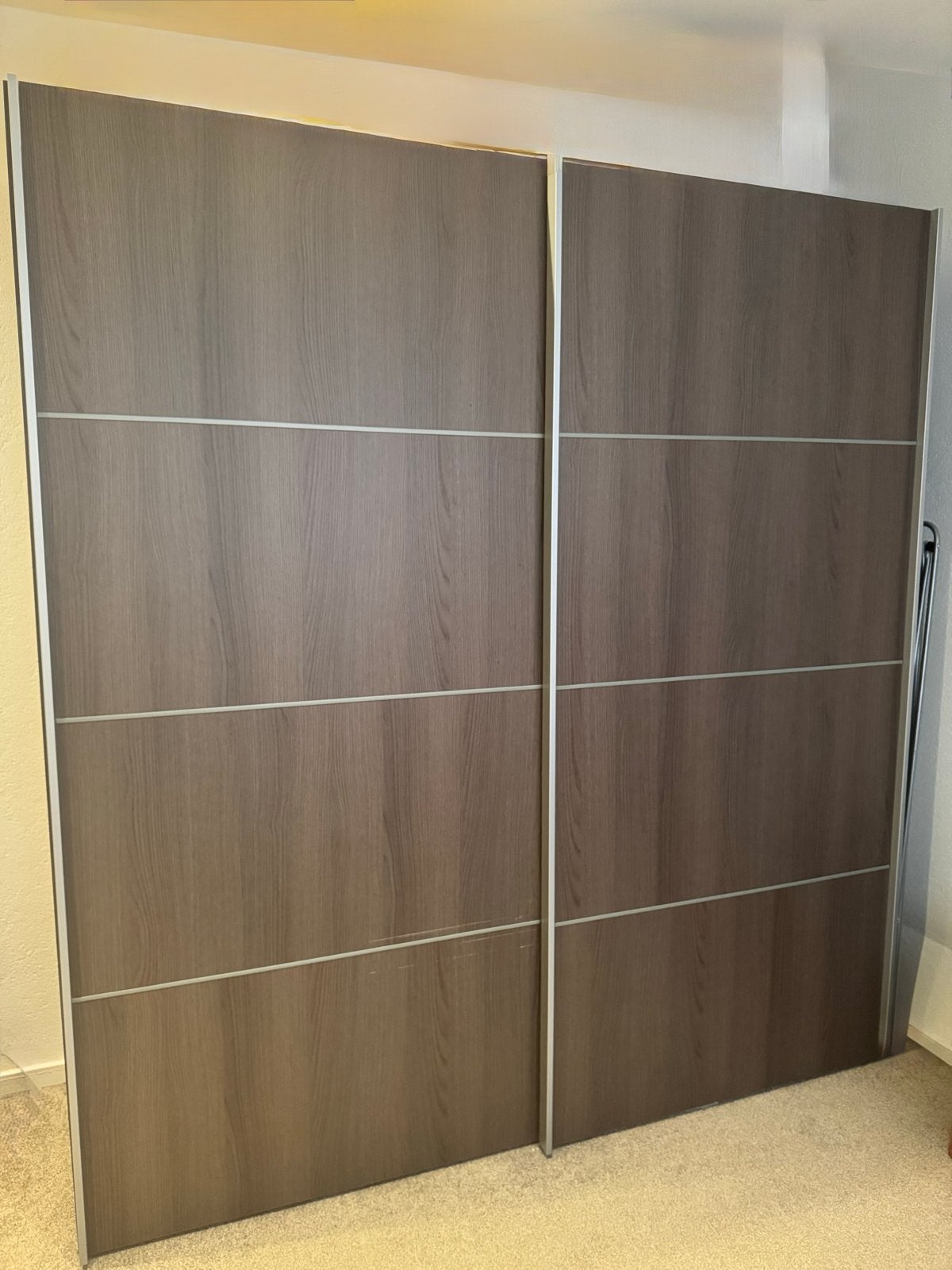 Kledingkast met schuifdeuren Bruin, Leen bakker, Ophalen, Met plank(en), 200 cm of meer, 150 tot 200 cm