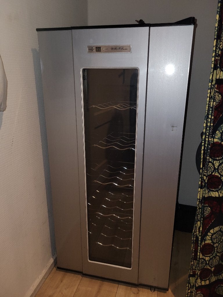 Wijnklimaatkast, Witgoed en Apparatuur, Koelkasten en IJskasten, Ophalen, 200 liter of meer, 160 cm of meer, Zonder vriesvak