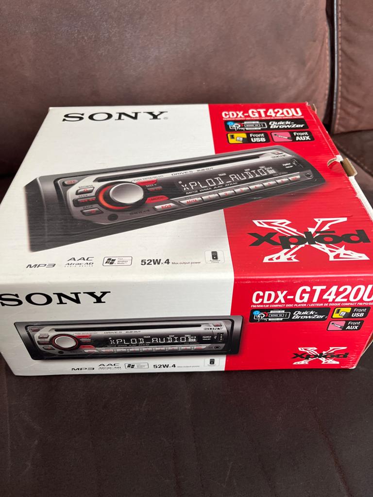 Sony CDX-GT420U Autoradio met USB en AUX, Ophalen, Zo goed als nieuw